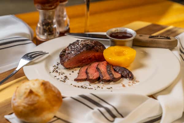 Elk Siloin with Lingonberry Sauce