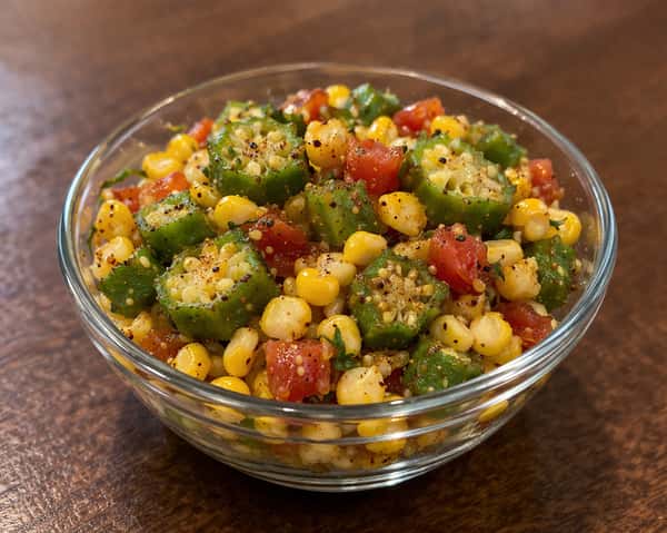 okra and corn succotash
