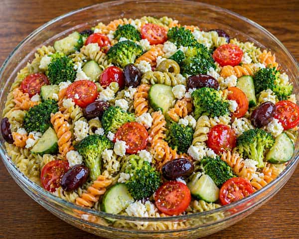 Springreens' Vegetable Pasta Salad