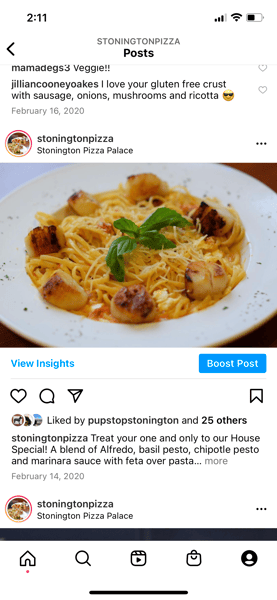 Pesto Scallop Linguini