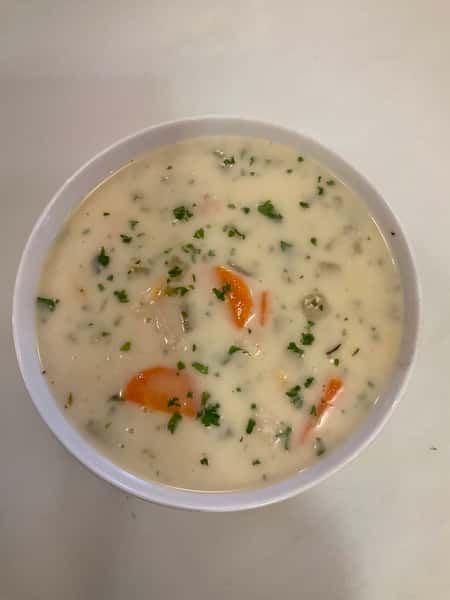 Fresh homemade Clam Chowder