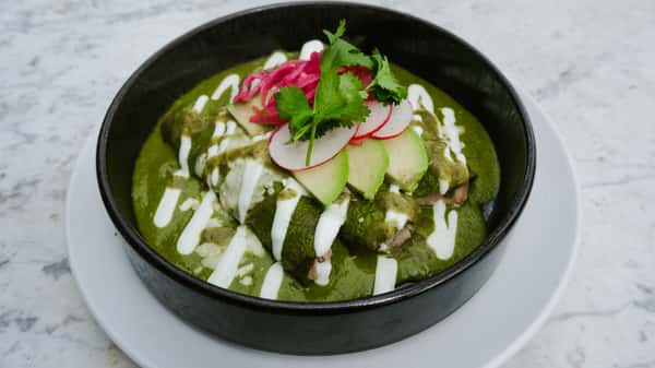 Enchiladas Suizas de Pollo