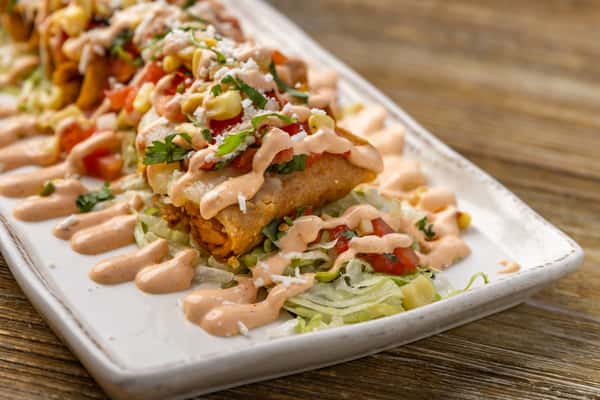 Chicken Rolled Tacos