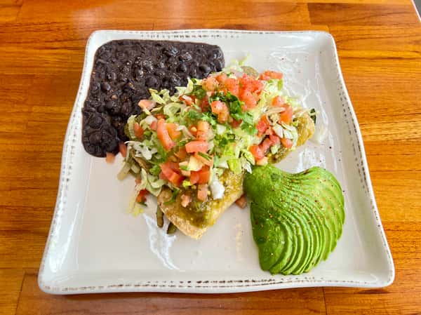 Vegan Rajas Enchiladas