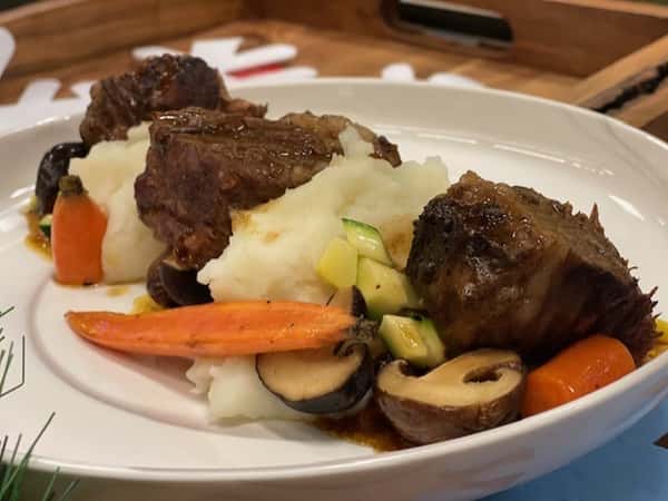 18 hours braised LL Ranch Bone-in beef short ribs