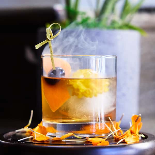 Photo of a glass with a drink