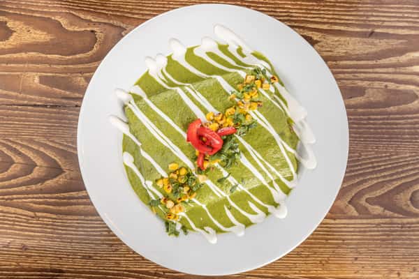 Poblano-Cashew Enchiladas