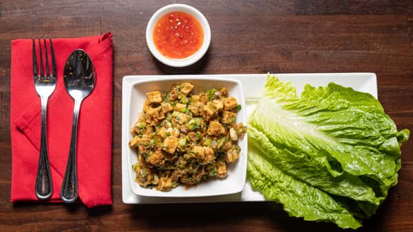 TOFU LETTUCE CUPS