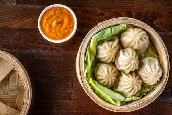 VEGETABLE MOMO DUMPLINGS