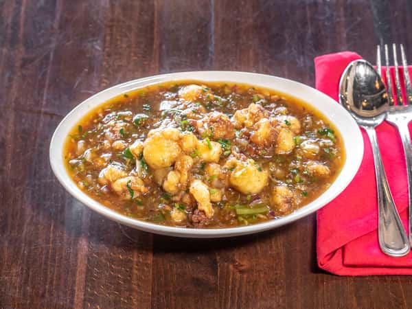 CAULIFLOWER IN MANCHURIAN SAUCE