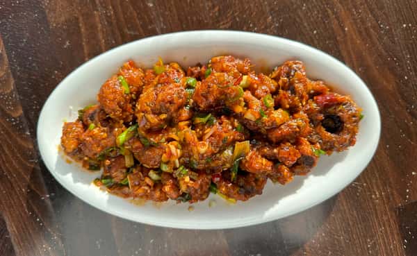 DRY CHILLI MUSHROOMS