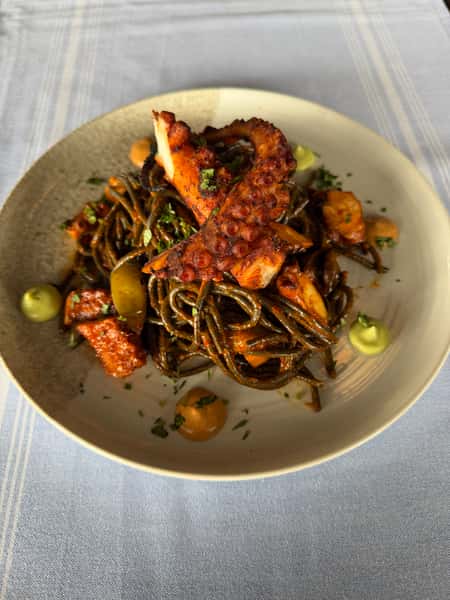Adobo Octopus Pasta