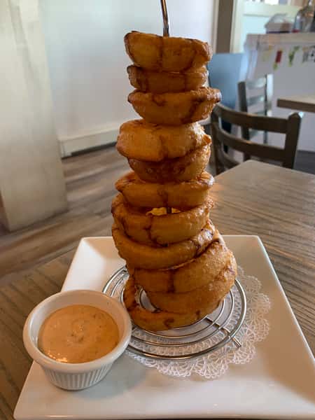 Guinness Onion Rings Tower