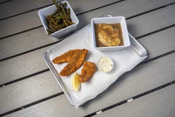 Crispy Walleye Dinner