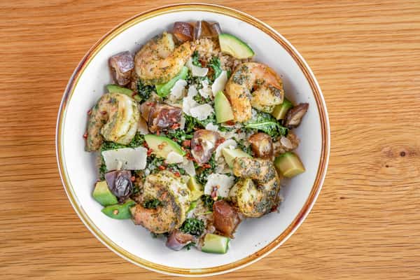 Shrimp & Spicy Kale