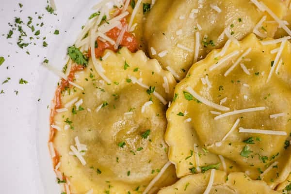 mushroom ravioli