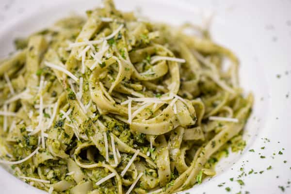 fettuccine basil pesto