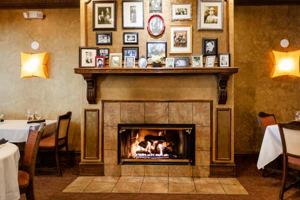 fireplace section