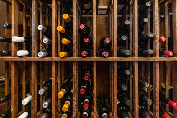 wine bottles