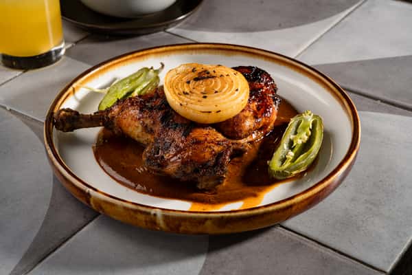 Pasilla Adobo Roasted Chicken