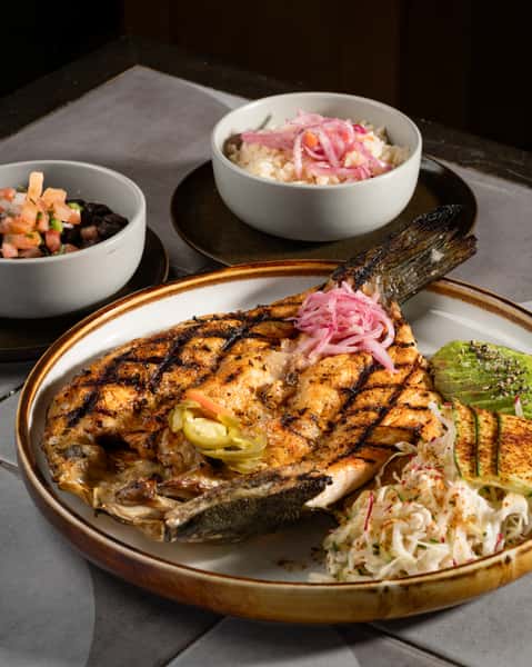 Pescado a las brazas