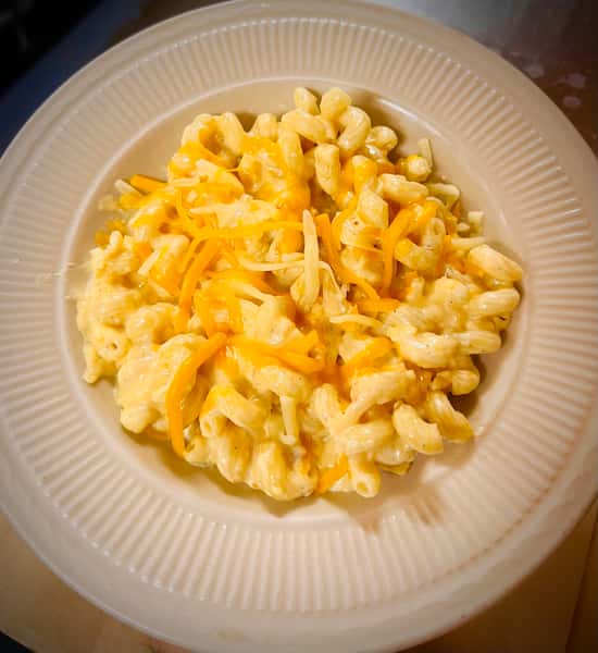 Mac & cheese No Meat