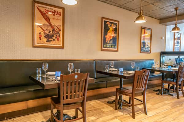 Interior booth dining