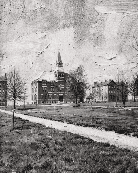 Vintage Atlanta, early Atlanta, old Atlanta. Morris Brown. Clark Lounge Old Atlanta University first educational building.