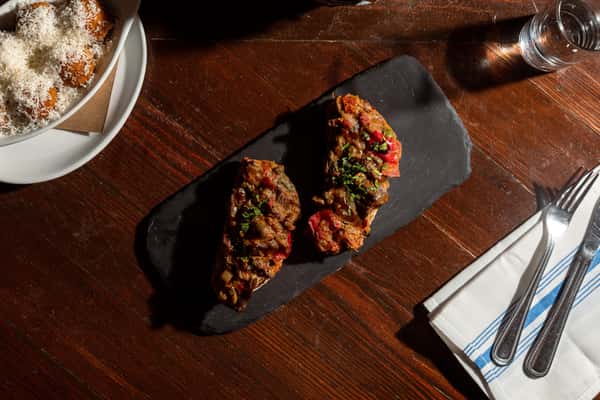 Eggplant Bruschetta