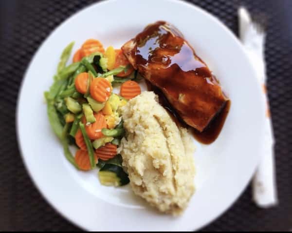 Bourbon Teriyaki Salmon