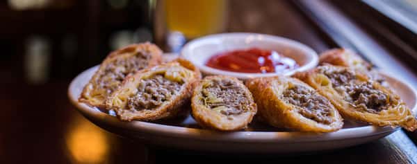 Cheesesteak Egg Rolls