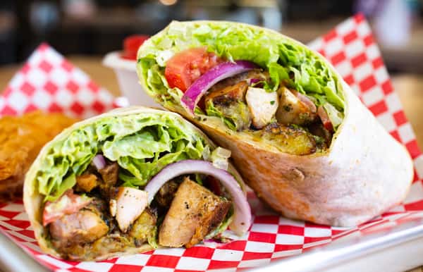 Caribbean Chicken Wrap