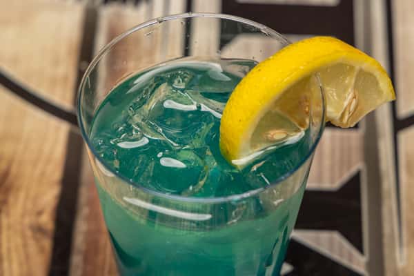 Blue cocktail