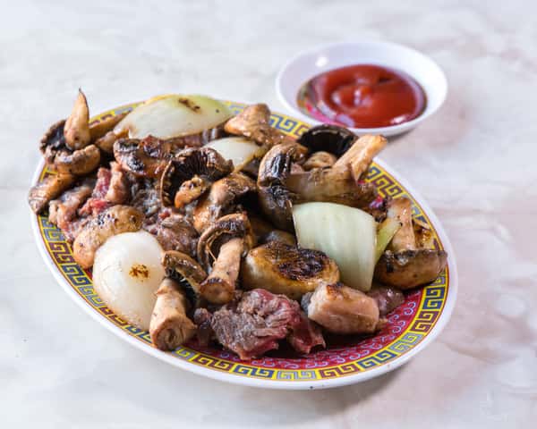 Steak With Mushrooms 