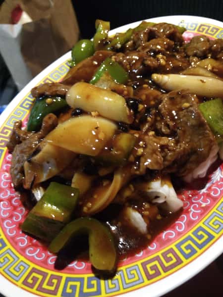 Beef Bell Pepper and Onion with Black Bean Sauce