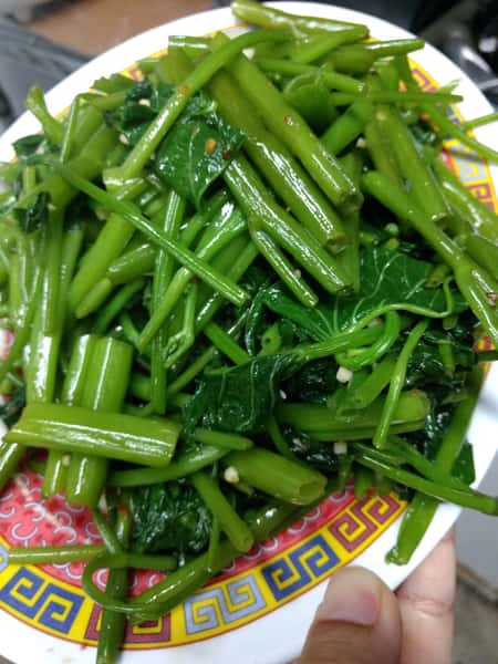 Stir-Fried Ong Choy