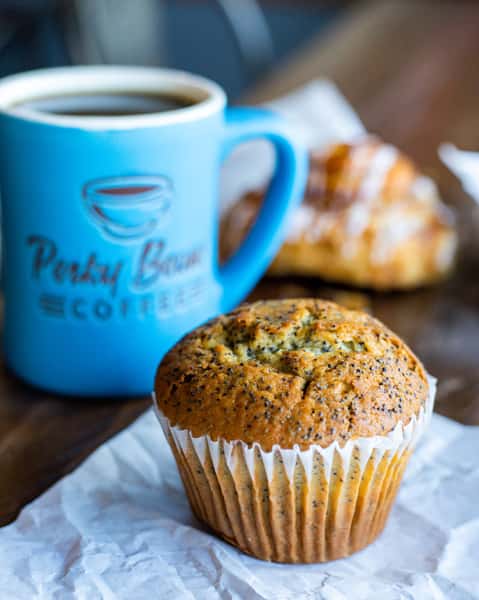 Lemon Poppy Muffin Grab & Go Food Perky Beans Coffee & PB Café