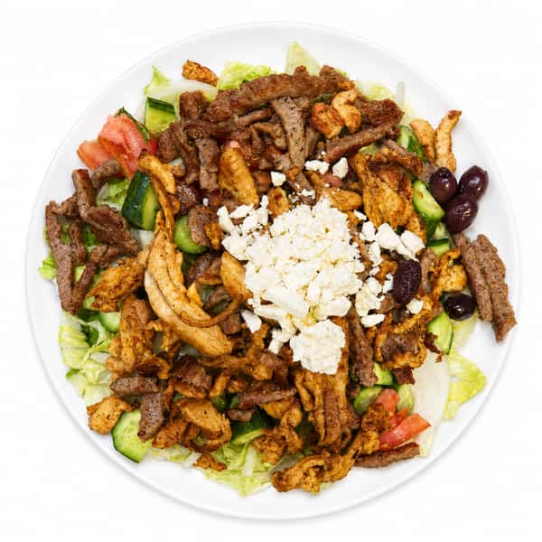 Mix Chicken & Gyro Salad Halal