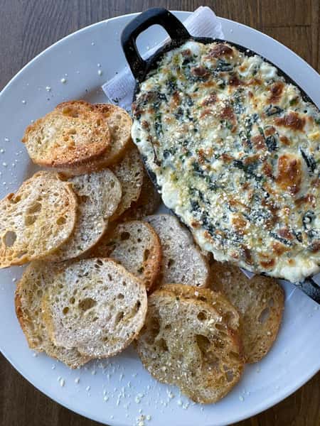 Brunch food on a white plate