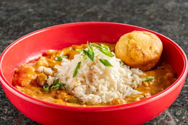 Chicken & Sausage Gumbo (Dark Roux is Hard to Deux)