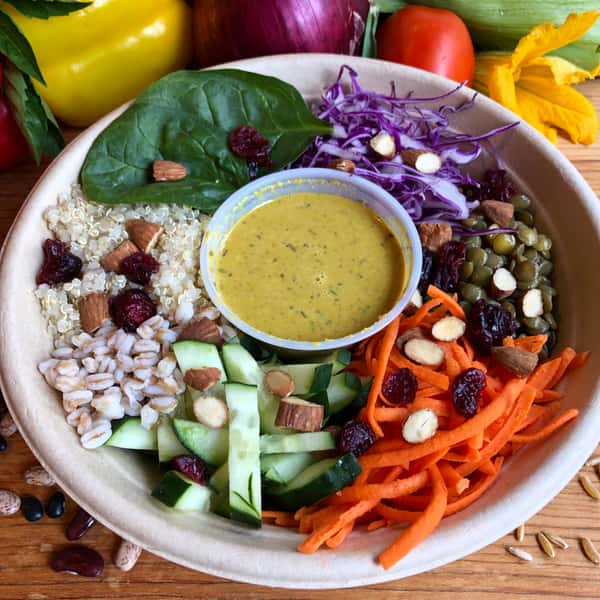 Vegan Golden Goddess Grain Bowl