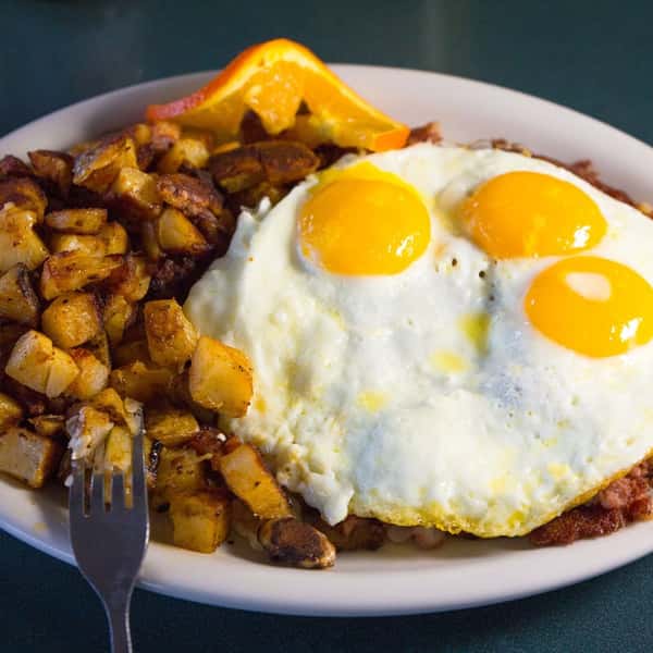 Corned Beef Hash and eggs