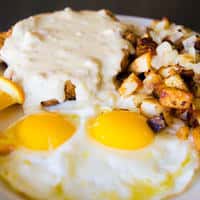 Chicken Fried Steak and Eggs