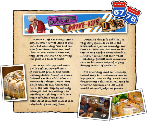 Drive-Ins, Diners, and Dives