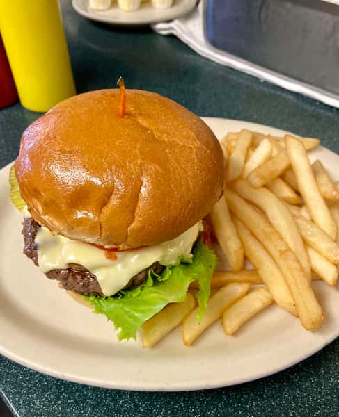 Mushroom Swiss Burger