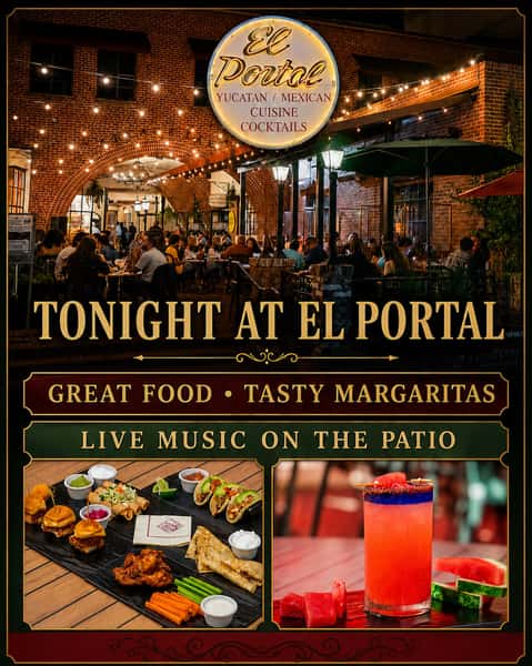 Tonight at El Portal! 🎶🍹

Join us for great food, tasty margaritas, and live music on our beautiful patio. Bring your friends and make it an El Portal night!

#ElPortalPasadena #LiveMusic #PasadenaDining #MargaritaTime #MexicanFood