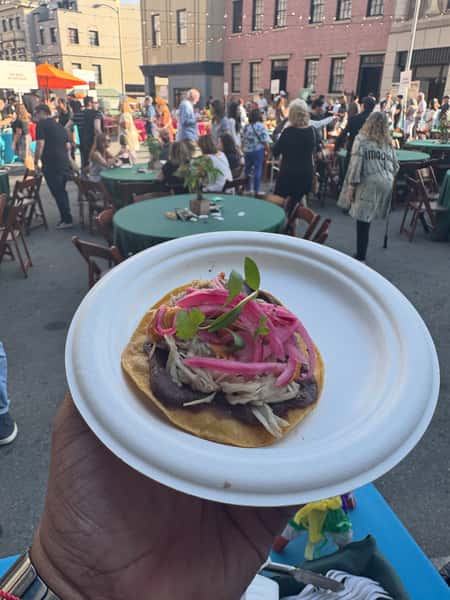 Serving up a taste of El Portal at the Concern Foundation event! 🌮❤️

Tonight we’re featuring:
✨ Chicken Tostada with black beans & pickled onions
🥑 Ribeye Chicharrón with fresh guacamole

We’re honored to support such a wonderful cause while sharing the flavors we love with our community. Stop by and say hello if you’re here!

#ElPortalPasadena #ConcernFoundation #SupportLocal #PasadenaEats #CommunityFirst @mr_pasadena @concernfoundation
