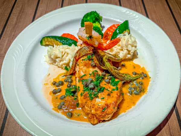 Chicken & Shrimp Paillards