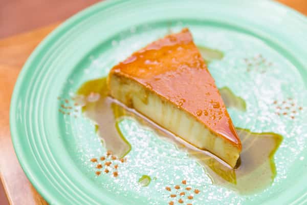 Flan with Kahlua