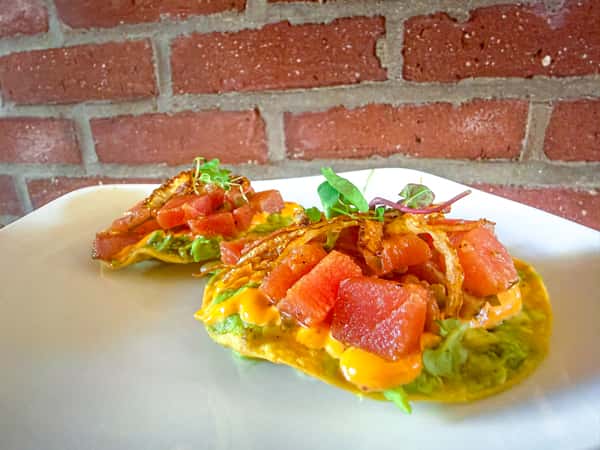 Ahi Tuna Ceviche Tostadas